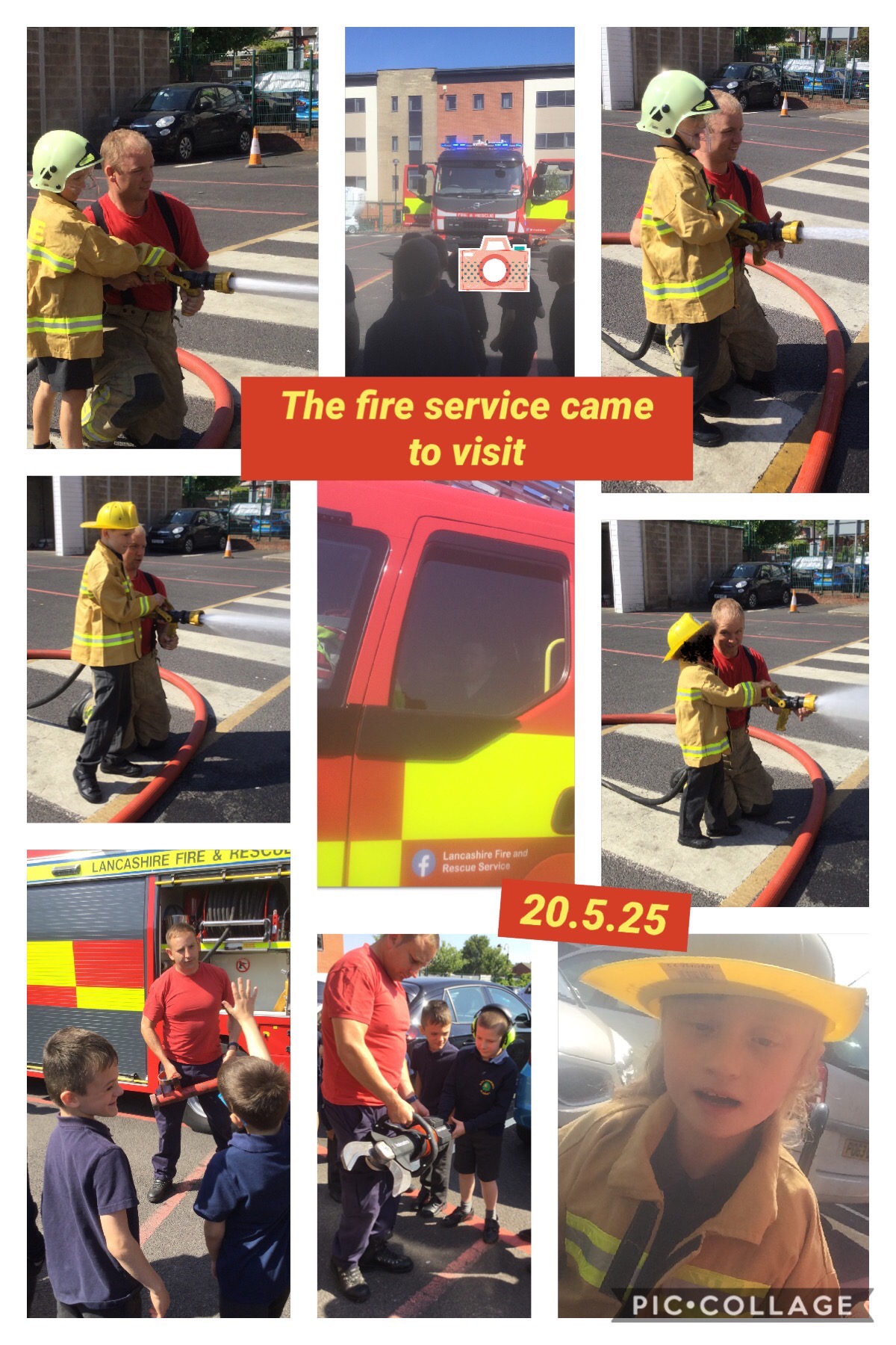 Image of The Fire Service came to visit!